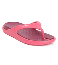 Women's Dual Colour Flip Flops - Deep Plum & Cinder Rose_3