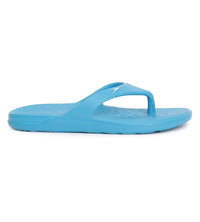 Unisex Junior's Single Colour Flip Flops - Bolt & White_2