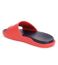 Men's Dual Colour Slides - True Navy & Fed Red_4