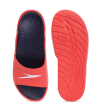 Men's Dual Colour Slides - True Navy & Fed Red_7