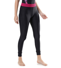 Women's Solid Swim Capri   - True Navy  &  Berry_3