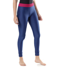 Women's Solid Contrast Leggings - Ammonite & Berry_3