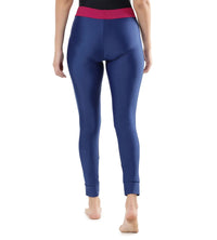 Women's Solid Contrast Leggings - Ammonite & Berry_4