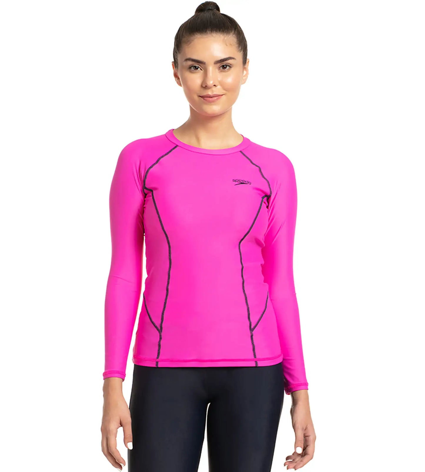 Women's Endurance Long Sleeve Suntop - Ecstatic & True Navy_1