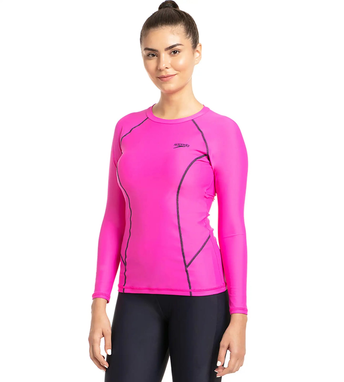 Women's Endurance Long Sleeve Suntop - Ecstatic & True Navy_2