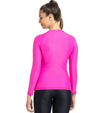 Women's Endurance Long Sleeve Suntop - Ecstatic & True Navy_4