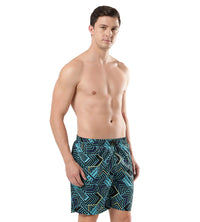 Men's Essential Sport Allover Watershorts - True Navy  &  Aquarium_3