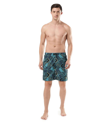 Men's Essential Sport Allover Watershorts - True Navy  &  Aquarium_7